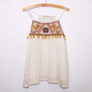 HD in Paris Anthropologie Tikal Tassel Tan…